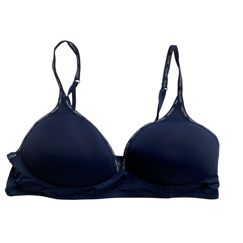 Nautica Intimates Navy Blue Everyday Comfort Bra Size‎ 36C